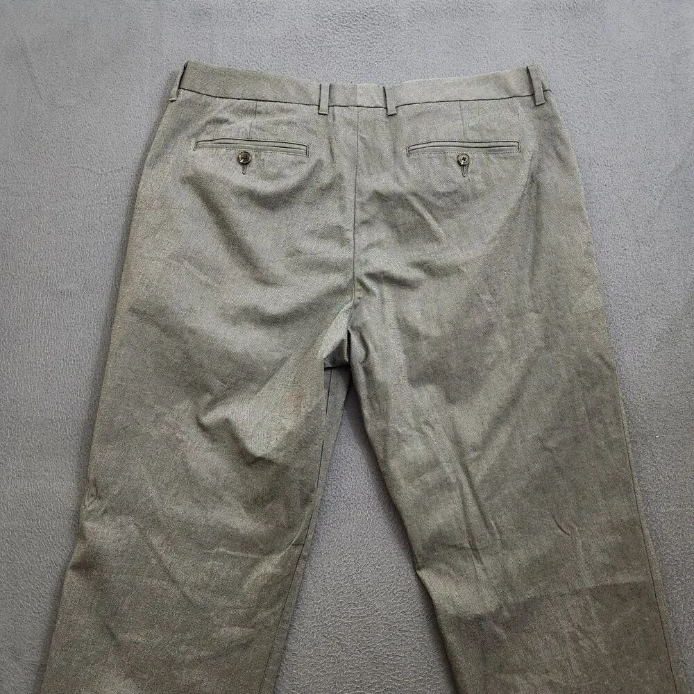 Bonobos Men 35X34 (37X33) Gray Weekday Warrior Friday Straight Leg Dress Pants